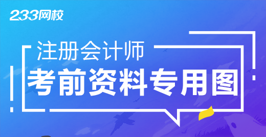 注册会计冲刺资料