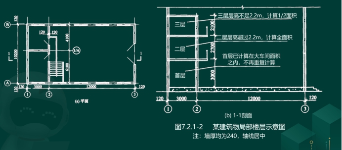 44為某工程框架結構建築物某層現澆混凝土及鋼筋混凝土柱樑板結構圖